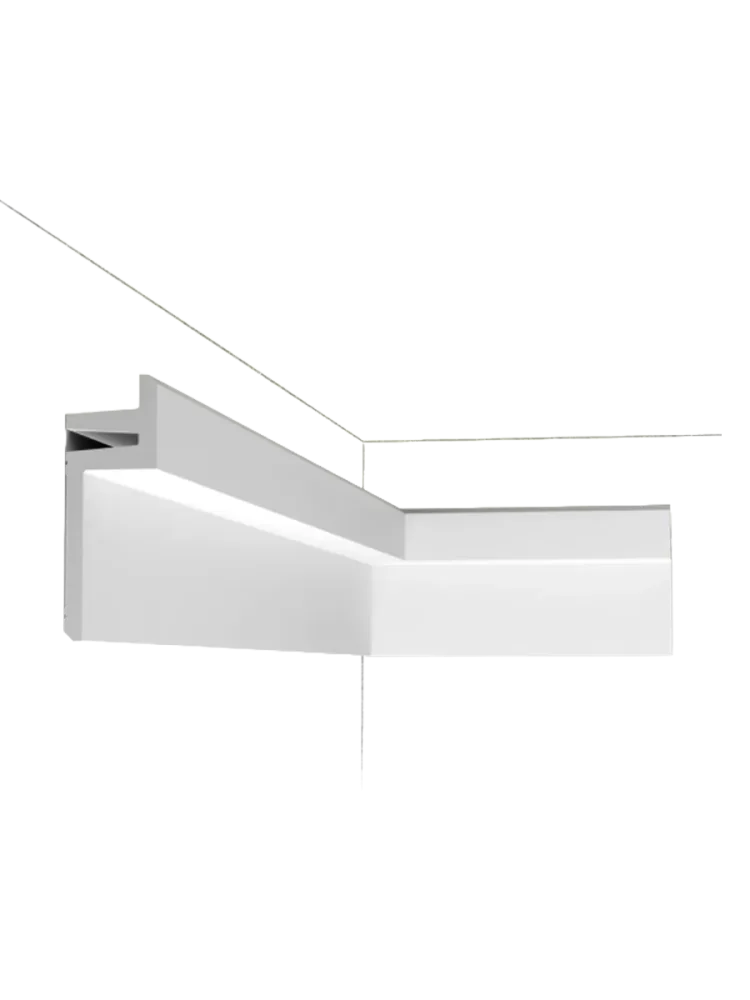 Deko-Wandprofil „LINEAR LED C 382 L3“ für Indirekte Beleuchtung - 200 cm Orac Decor
