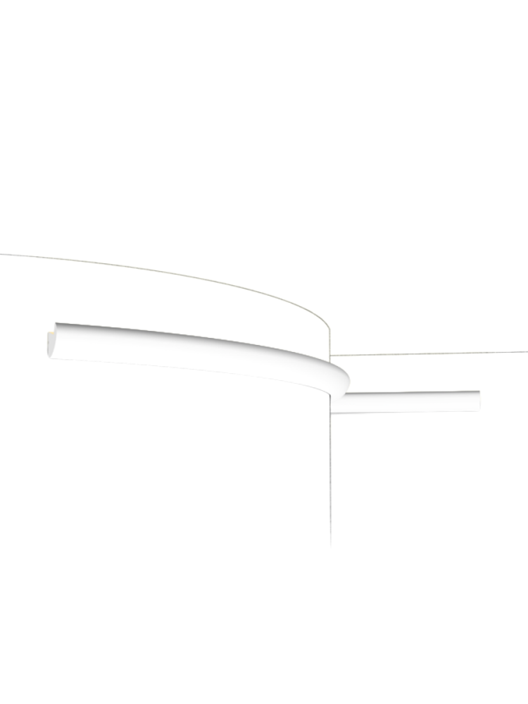 Deko-Wandprofil „CX 188 Flex“ für Indirekte Beleuchtung - 200 cm Orac Decor