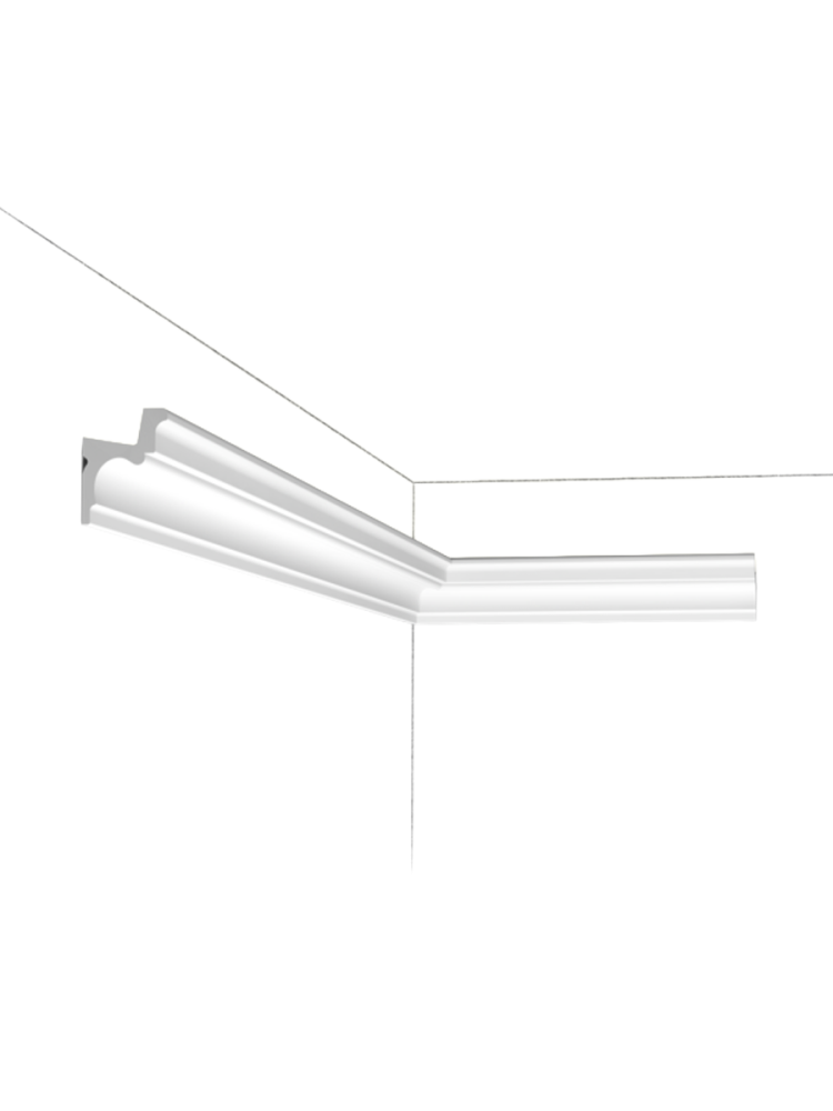Deko-Wandprofil „C 323“ für Indirekte Beleuchtung - 200 cm Orac Decor