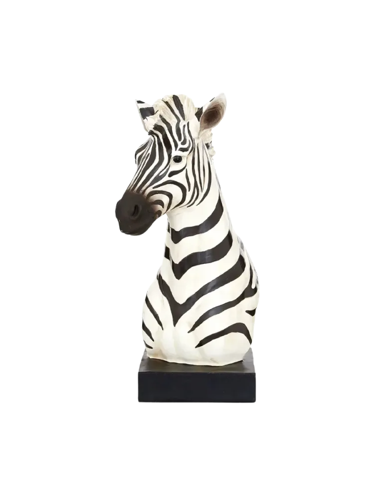 Handgefertigtes Dekorationsobjekt „Boho Zebra“ FIFTY FIVE SOUTH