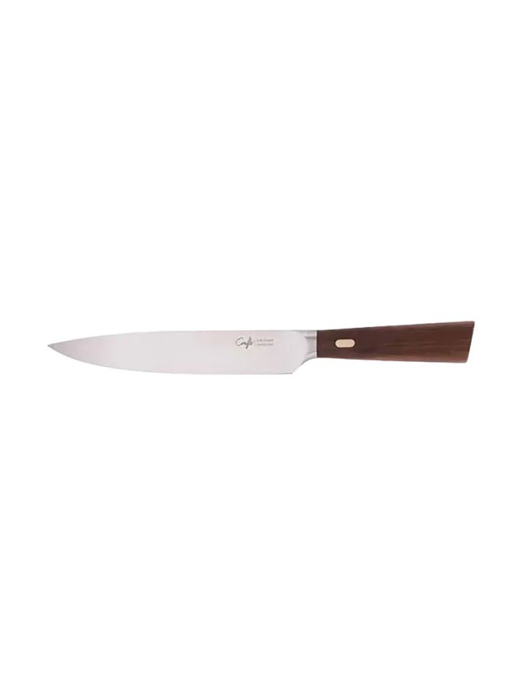 Hochwertiges Fleischmesser „Couteaux & Co“ mit Griff aus Nussbaumholz Cosy & Trendy