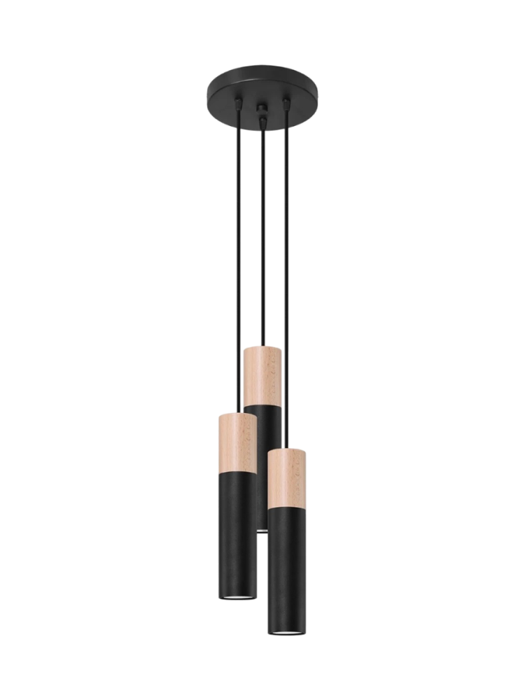 Design Pendellampe „Pablo II“ 3-flammig Sollux Lighting