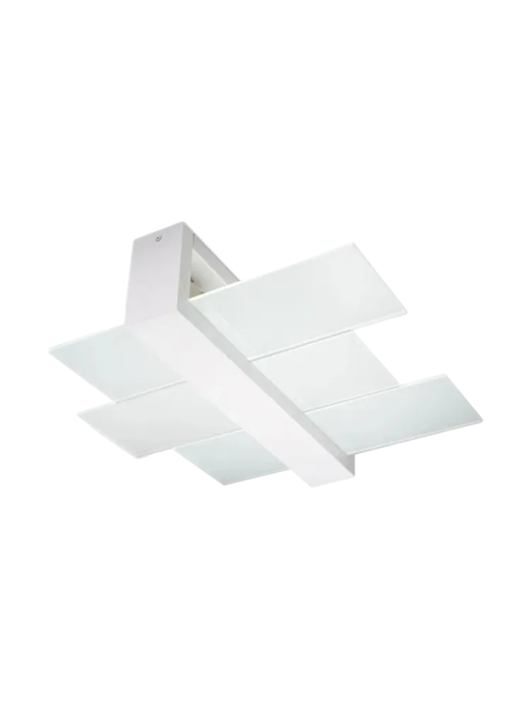 Design Deckenlampe „Feniks“ 2-flammig Weiss Sollux Lighting