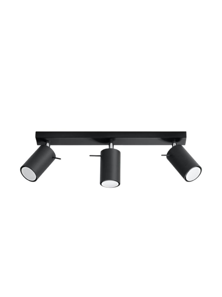 Design Deckenlampe „Ring“ 3-flammig (linear) Sollux Lighting