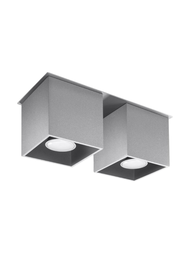 Design Deckenlampe „Quad II“ - 2-flammig Sollux Lighting
