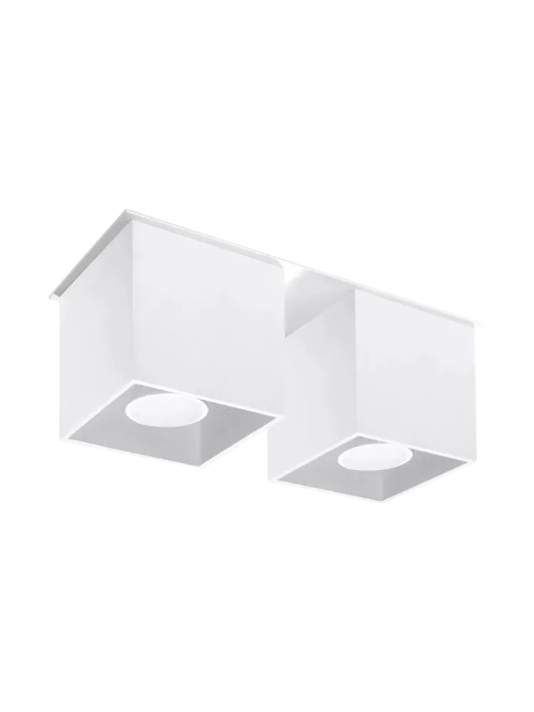 Design Deckenlampe „Quad II“ - 2-flammig Sollux Lighting