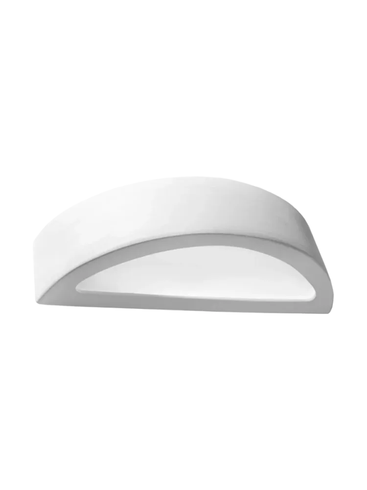 Design Wandlampe Keramik „Atena“ Weiss Sollux Lighting
