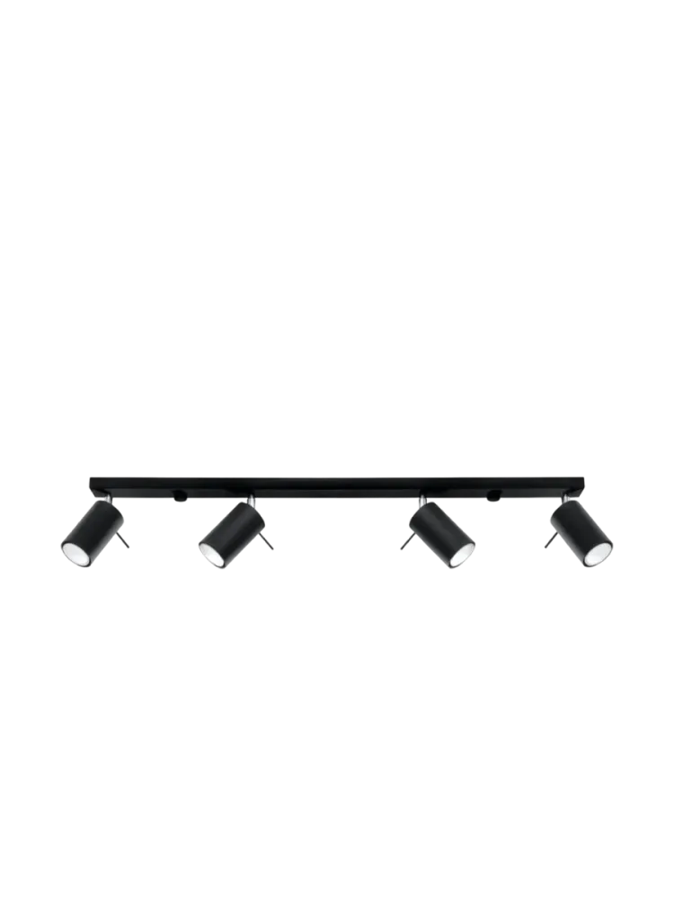 Design Deckenlampe „Ring“ 4-flammig (linear) Sollux Lighting