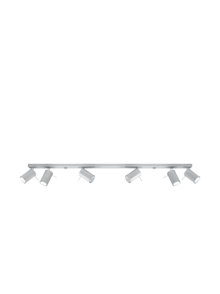 Design Deckenlampe „Ring“ 6-Flammig (linear) Sollux Lighting