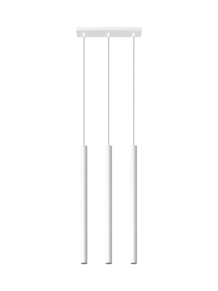 Design Pendellampe „Pastelo“ 3-flammig (linear) Sollux Lighting