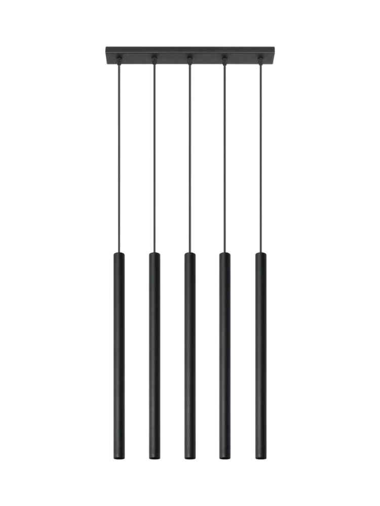 Design Pendellampe „Pastelo“ 5-flammig (linear) Sollux Lighting
