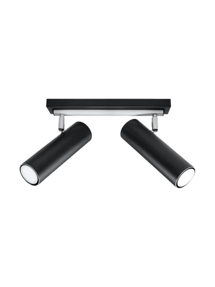 Design Deckenlampe „Direzione“ 2-flammig Sollux Lighting