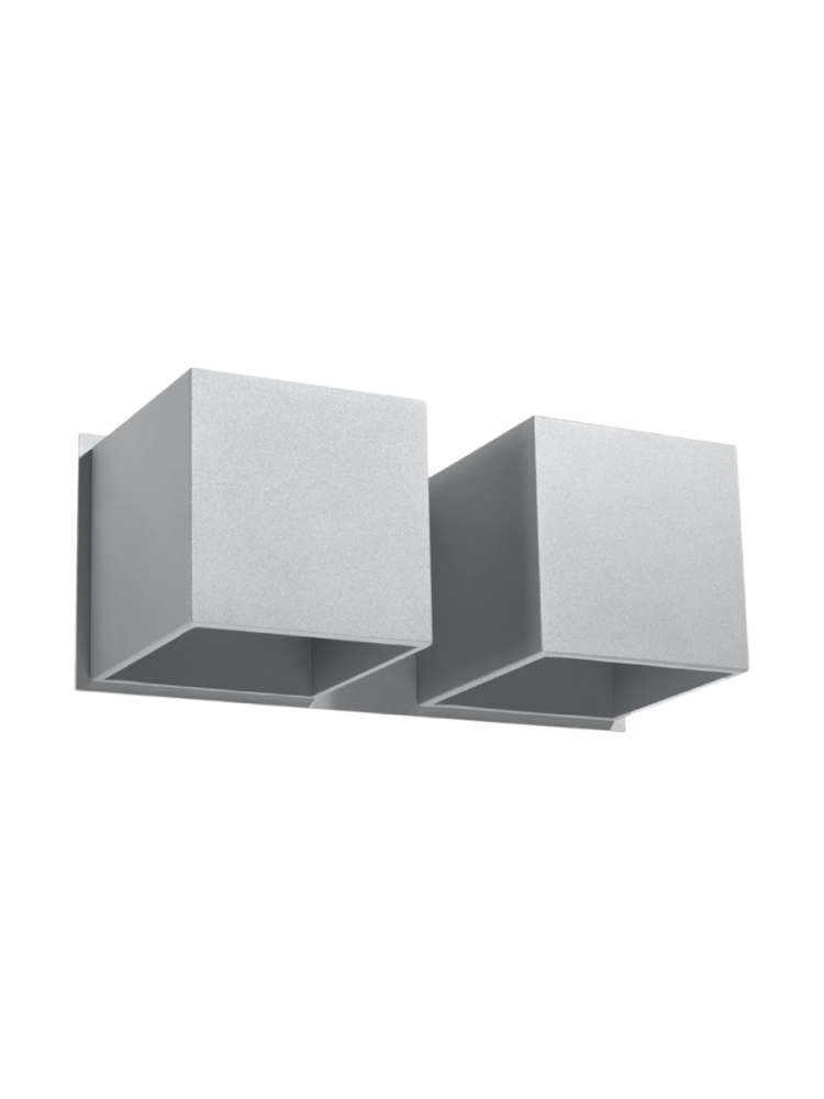 Design Wandlampe „Quad II“ - 2-flammig Sollux Lighting