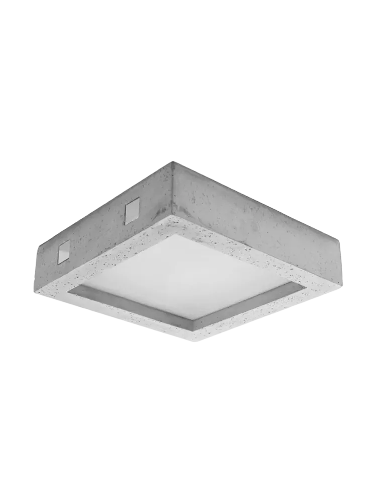 Design Deckenlampe „Riza“ Beton Grau Sollux Lighting