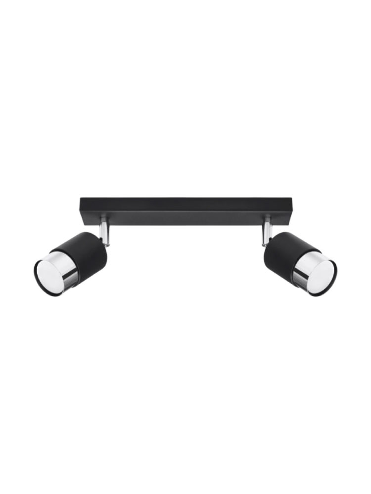 Design Deckenlampe Keramik „Nero“ - 2-flammig Sollux Lighting