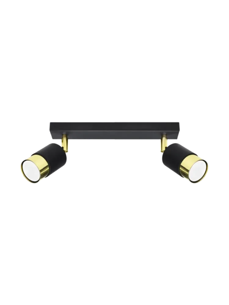 Design Deckenlampe Keramik „Nero“ - 2-flammig Sollux Lighting