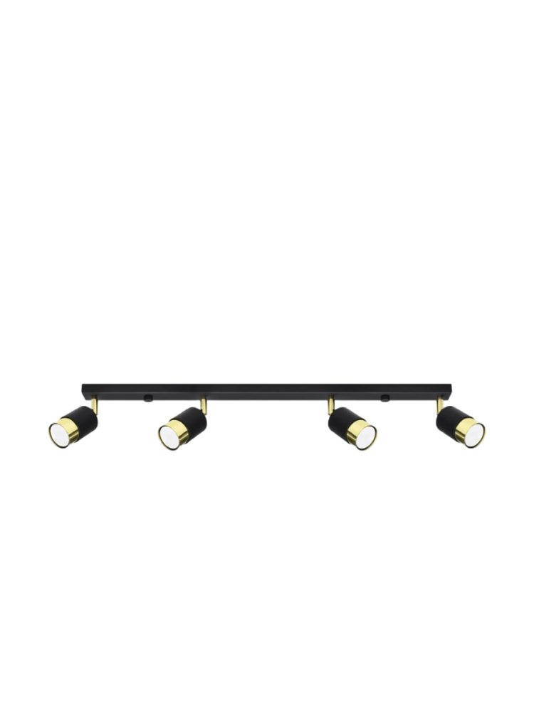 Design Deckenlampe Keramik „Nero“ - 4-flammig Sollux Lighting
