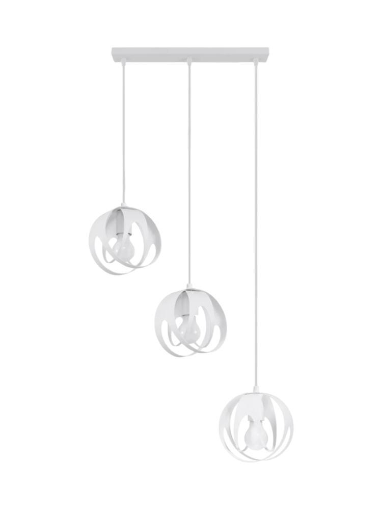 Design Pendellampe „Tulos“ 3-flammig (linear) Sollux Lighting