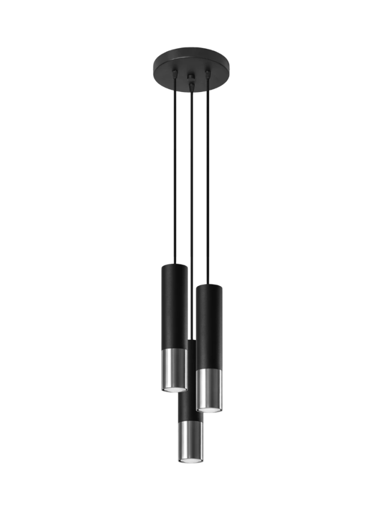 Design Pendellampe „Loopez“ - 3-flammig (rund) Sollux Lighting