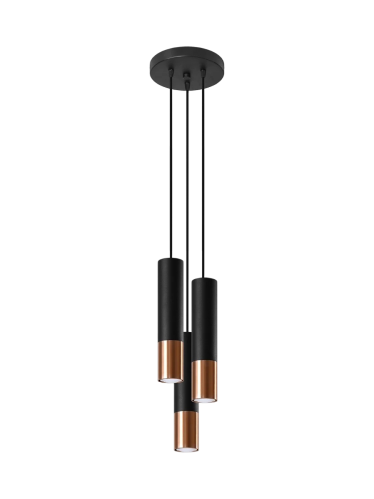 Design Pendellampe „Loopez“ - 3-flammig (rund) Sollux Lighting