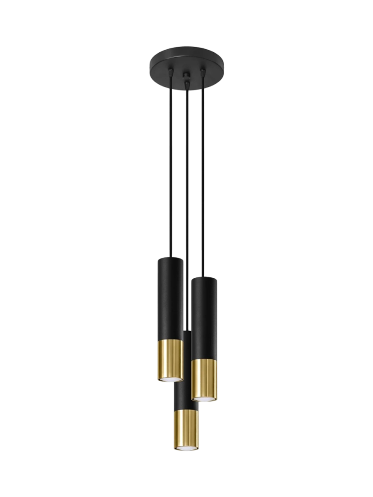 Design Pendellampe „Loopez“ - 3-flammig (rund) Sollux Lighting