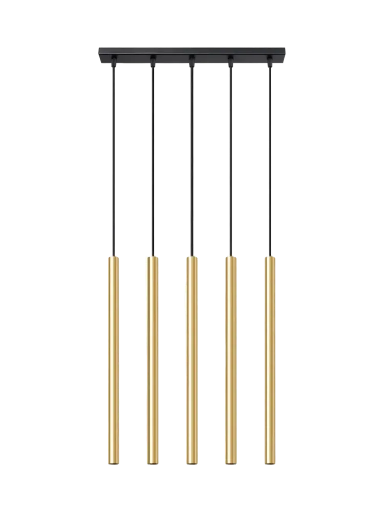 Design Pendellampe „Pastelo“ 5-flammig (linear) Sollux Lighting