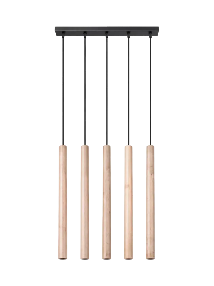 Design Pendellampe „Pastelo“ 5-flammig (linear) Sollux Lighting