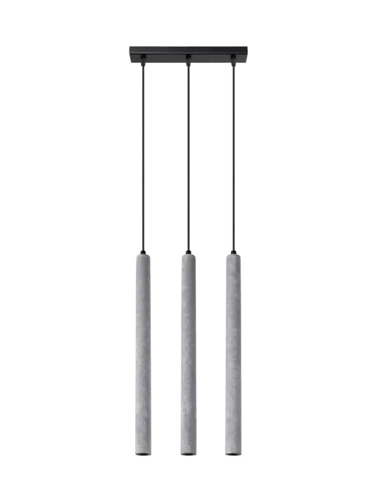 Design Pendellampe „Pastelo“ 3-flammig (linear) Sollux Lighting