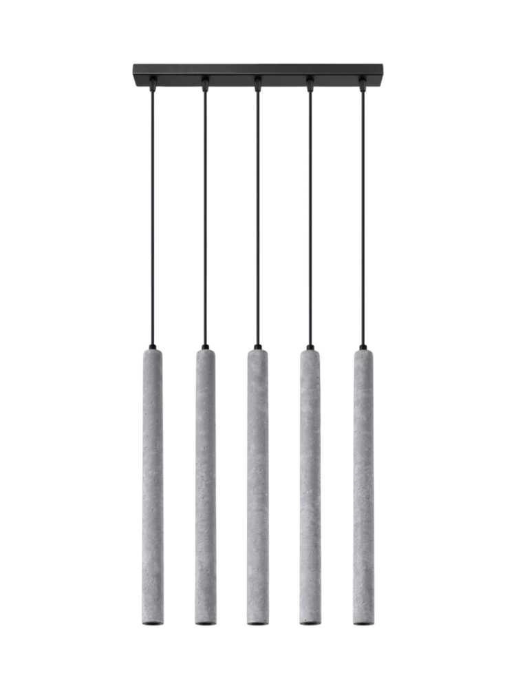 Design Pendellampe „Pastelo“ 5-flammig (linear) Sollux Lighting