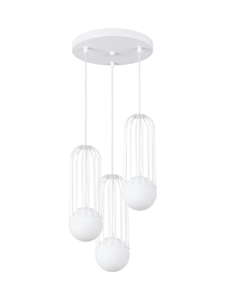 Design Pendellampe „Brina“ 3-flammig (rund) Sollux Lighting