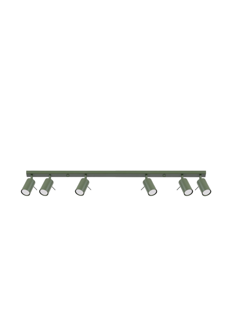 Design Deckenlampe „Ring“ 6-Flammig (linear) Sollux Lighting