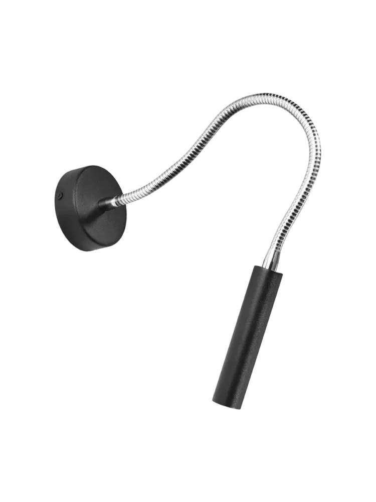 Design Wandlampe „Axil“ Schwarz Sollux Lighting