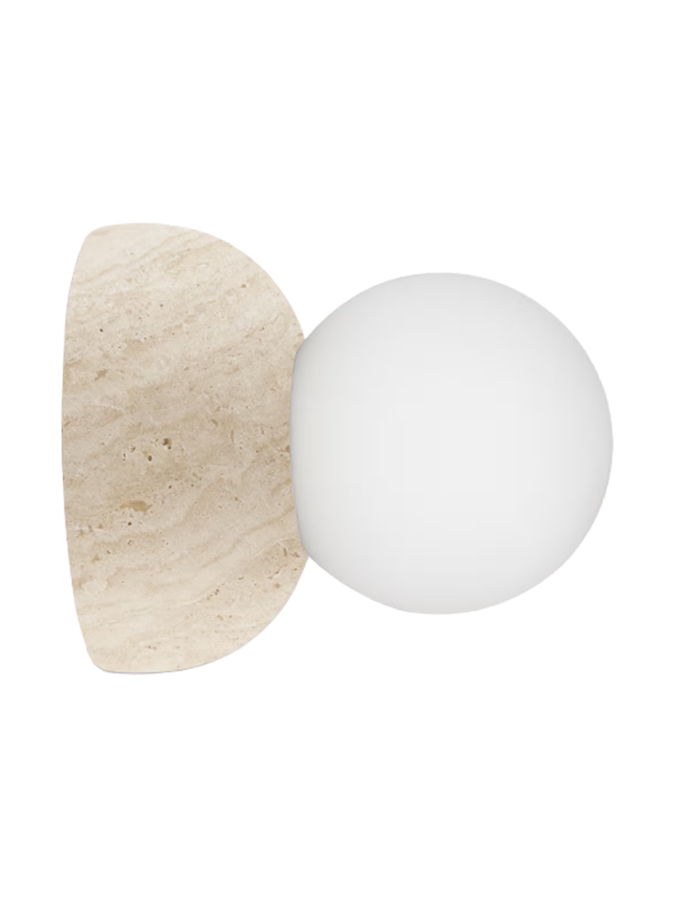 Design Wand- und Deckenlampe „Torrano“ mit Marmorsockel Globen Lighting