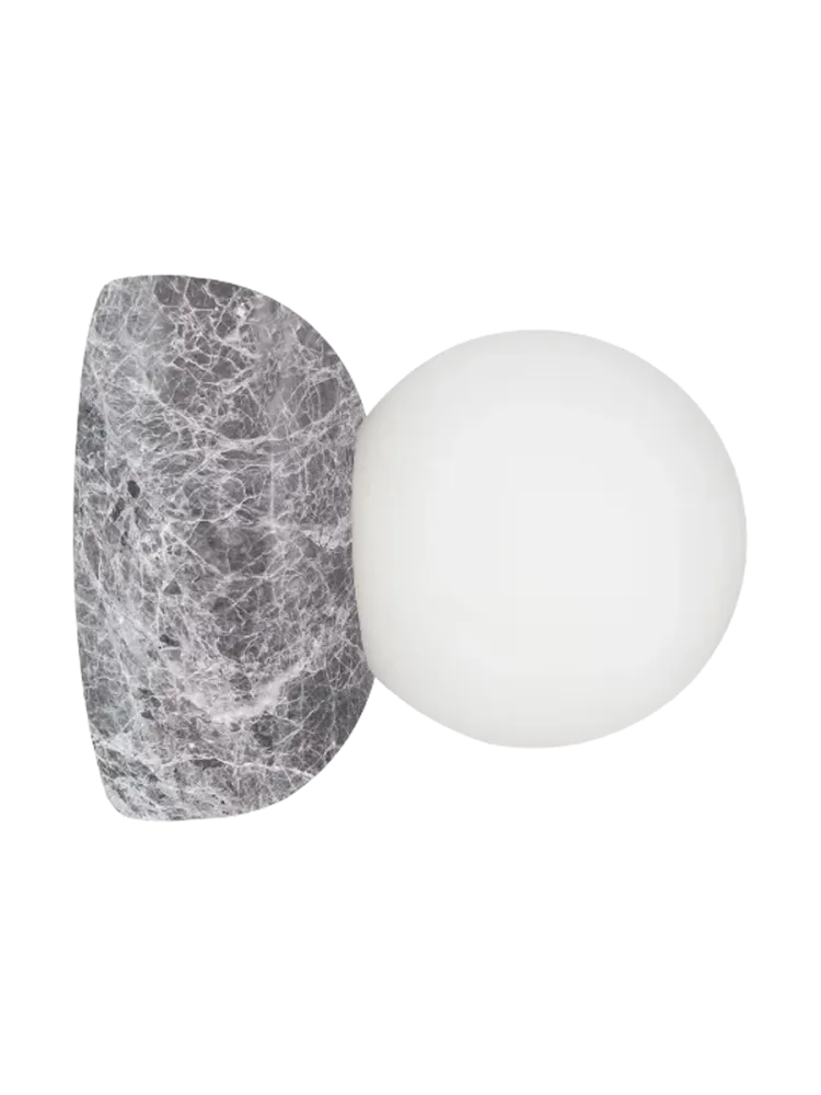 Design Wand- und Deckenlampe „Torrano“ mit Marmorsockel Globen Lighting