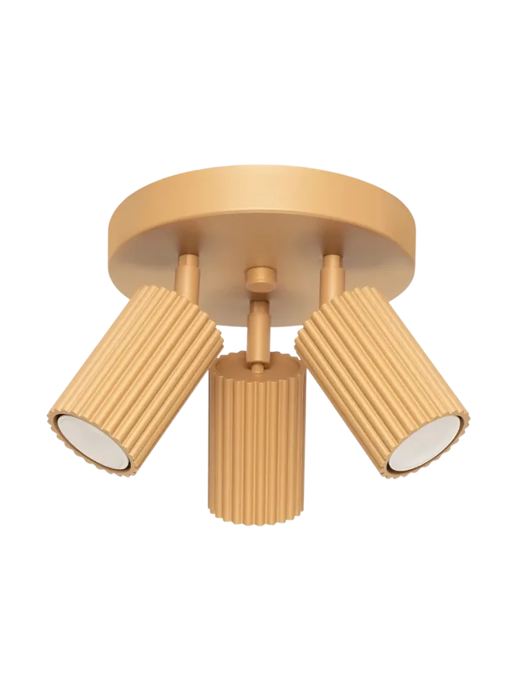 Design Deckenlampe „Karbon“ 3-flammig (rund) Sollux Lighting