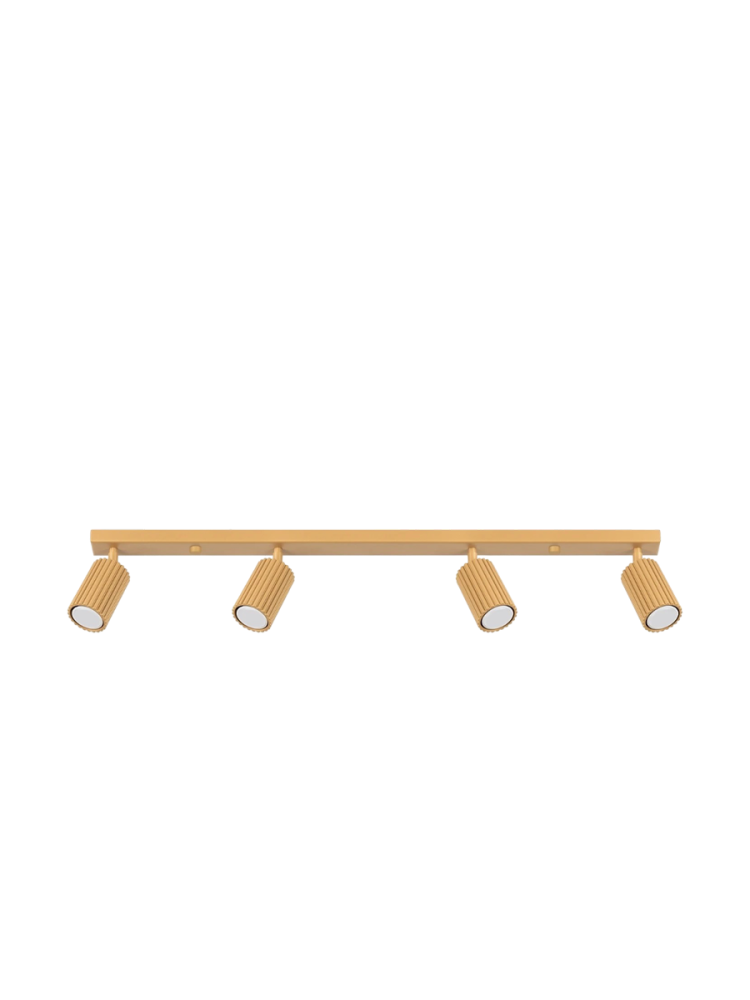 Design Deckenlampe „Karbon“ 4-flammig (linear) Sollux Lighting