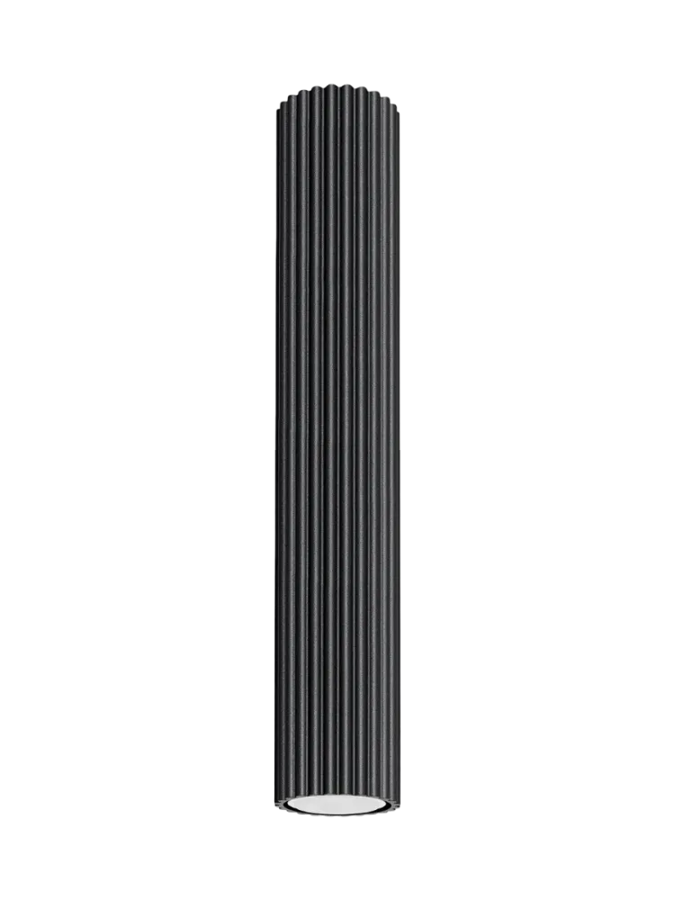 Design Deckenlampe „Karbon“ Ø 6.5 x 40 cm Sollux Lighting