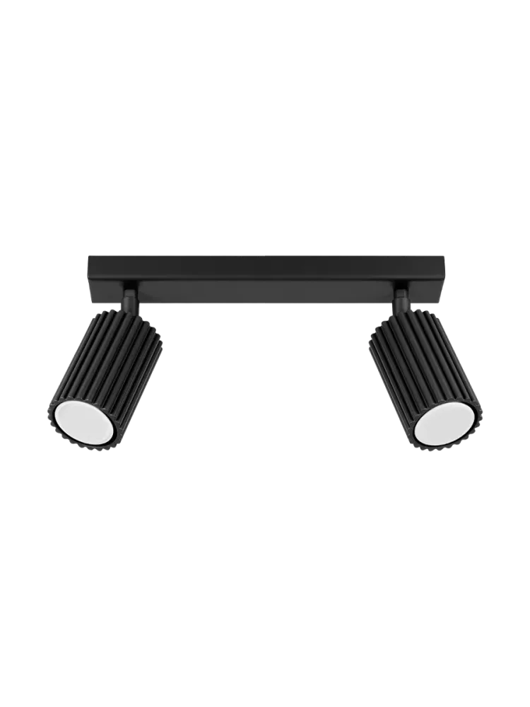 Design Deckenlampe „Karbon“ 2-flammig Sollux Lighting