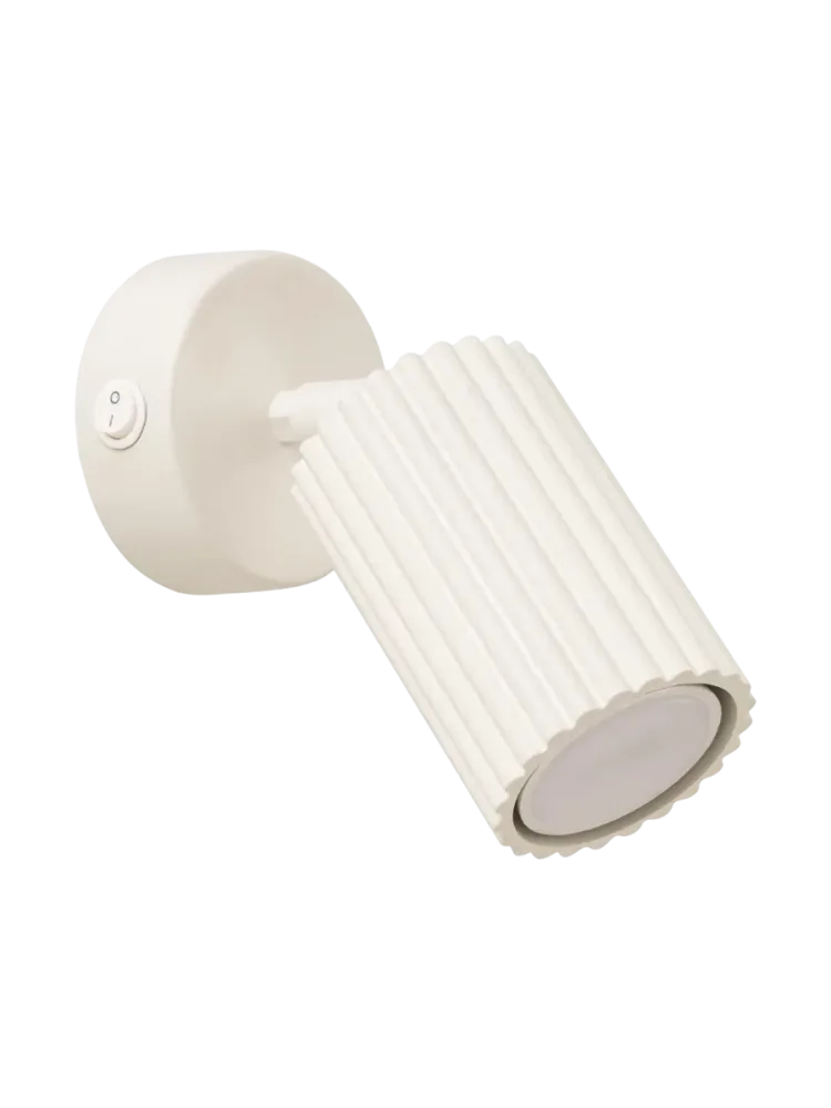 Design Wandlampe „Karbon“ mit Schalter Gelb Sollux Lighting