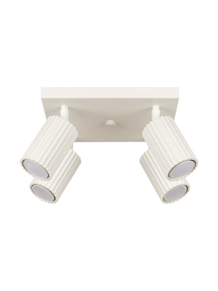 Design Deckenlampe „Karbon“ 4-flammig (quadratisch) Sollux Lighting