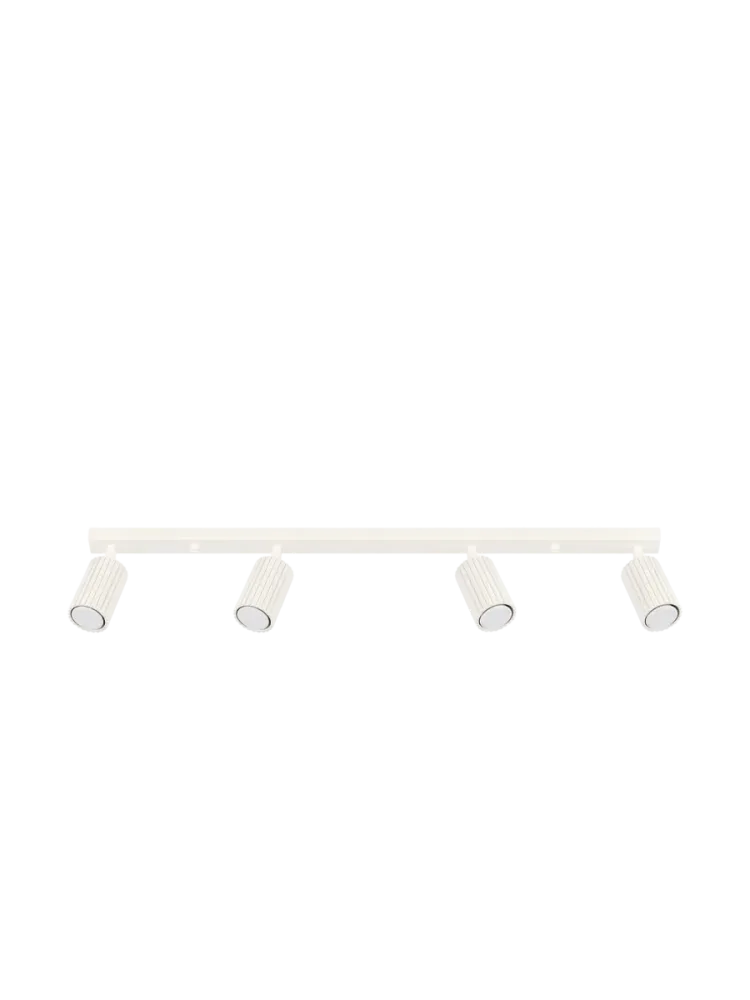Design Deckenlampe „Karbon“ 4-flammig (linear) Sollux Lighting