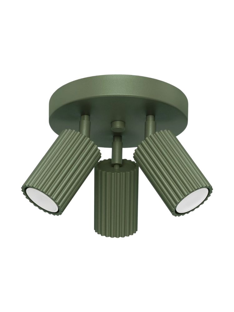 Design Deckenlampe „Karbon“ 3-flammig (rund) Sollux Lighting