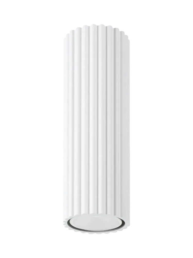 Deckenlampe Karbon SOLLUX LIGHTING, dimmbar, weiß / opal, für Wohn- / Esszimmer, Aluminium, Modern, Deckenlampe