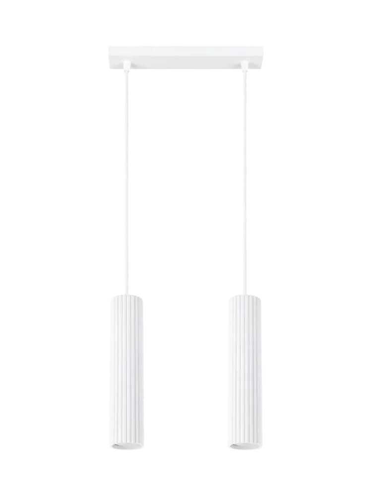 Design Pendellampe „Karbon“ 2-flammig (linear) Sollux Lighting