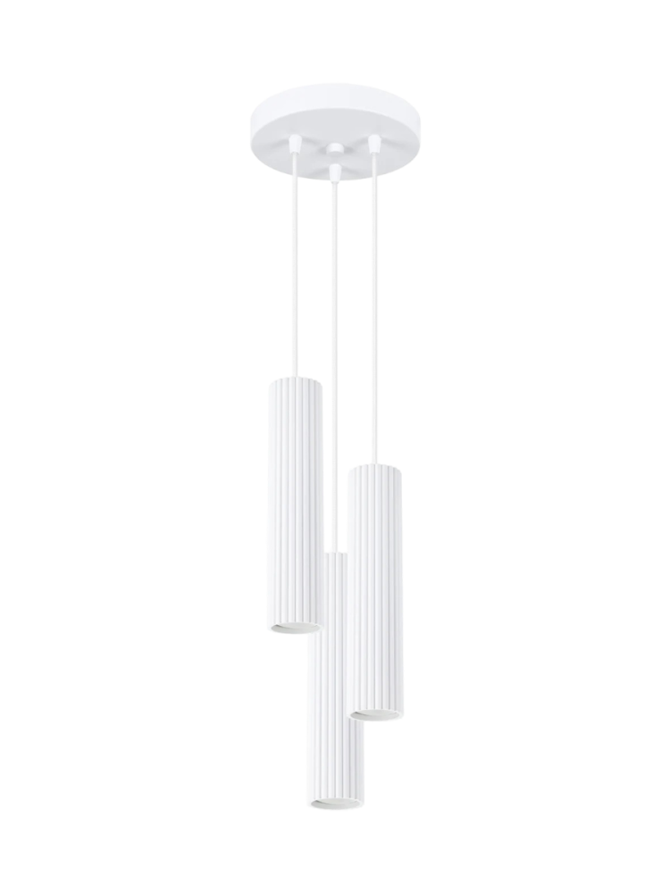 Design Pendellampe „Karbon“ 3-flammig (rund) Sollux Lighting