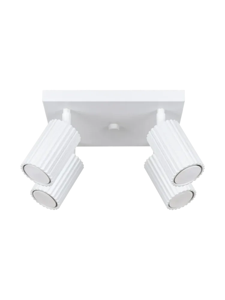 Design Deckenlampe „Karbon“ 4-flammig (quadratisch) Sollux Lighting