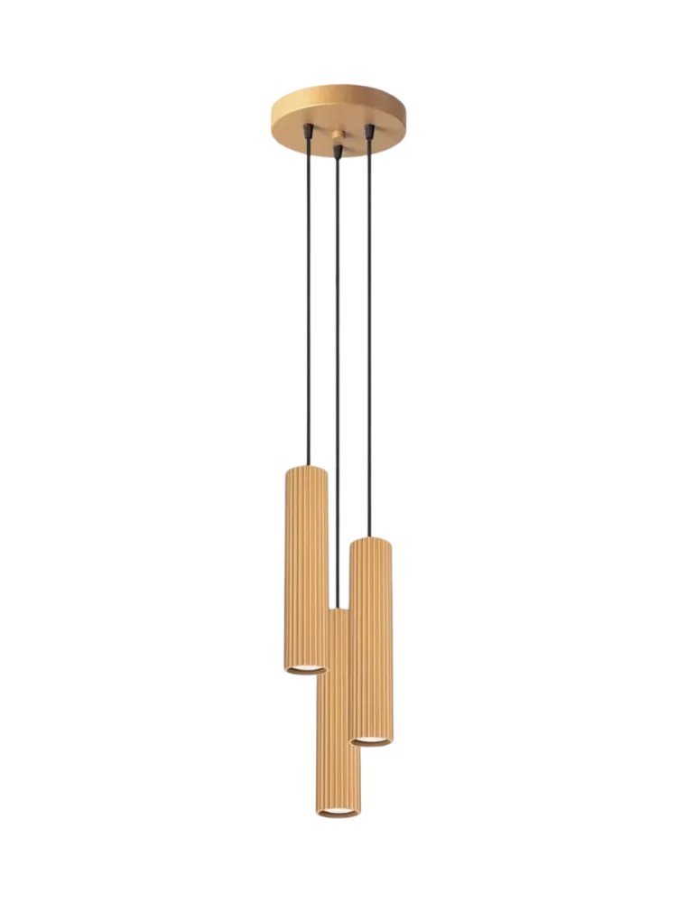 Design Pendellampe „Karbon“ 3-flammig (rund) Sollux Lighting