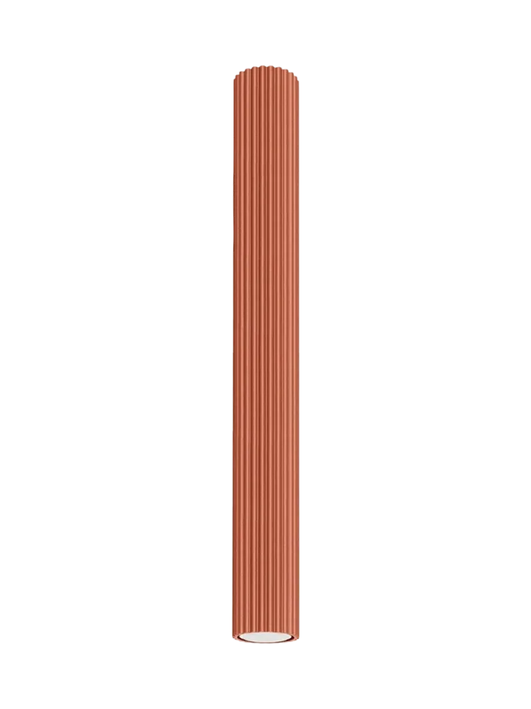 Design Deckenlampe „Karbon“ Ø 6.5 x 60 cm Sollux Lighting