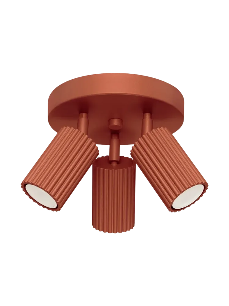 Design Deckenlampe „Karbon“ 3-flammig (rund) Sollux Lighting