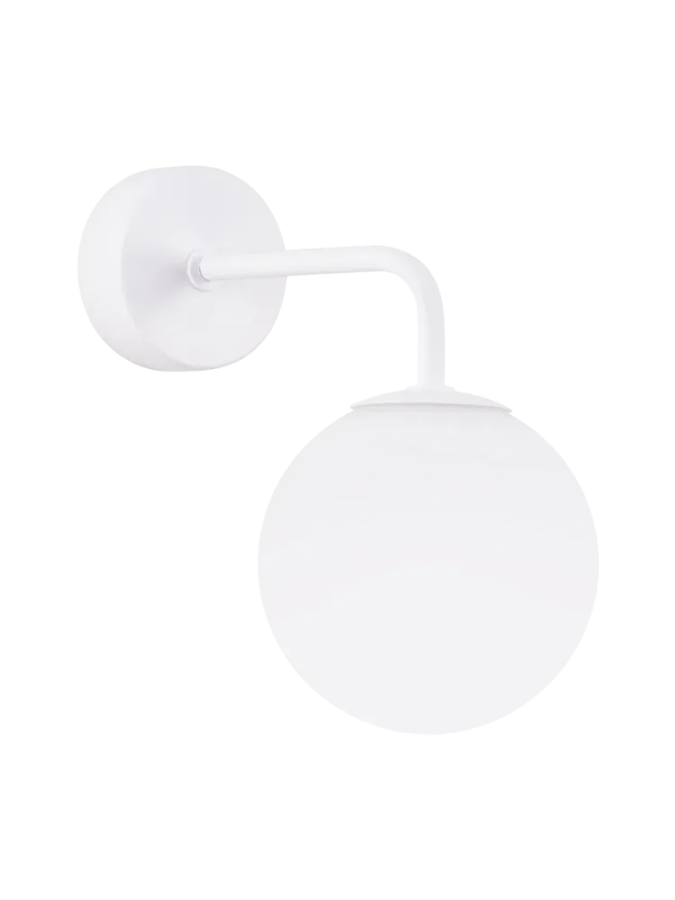 Wandlampe Astral SOLLUX LIGHTING, dimmbar, weiß / opal, für Wohn- / Esszimmer, Glas, Modern, Wandleuchte, Wandlampe Innen